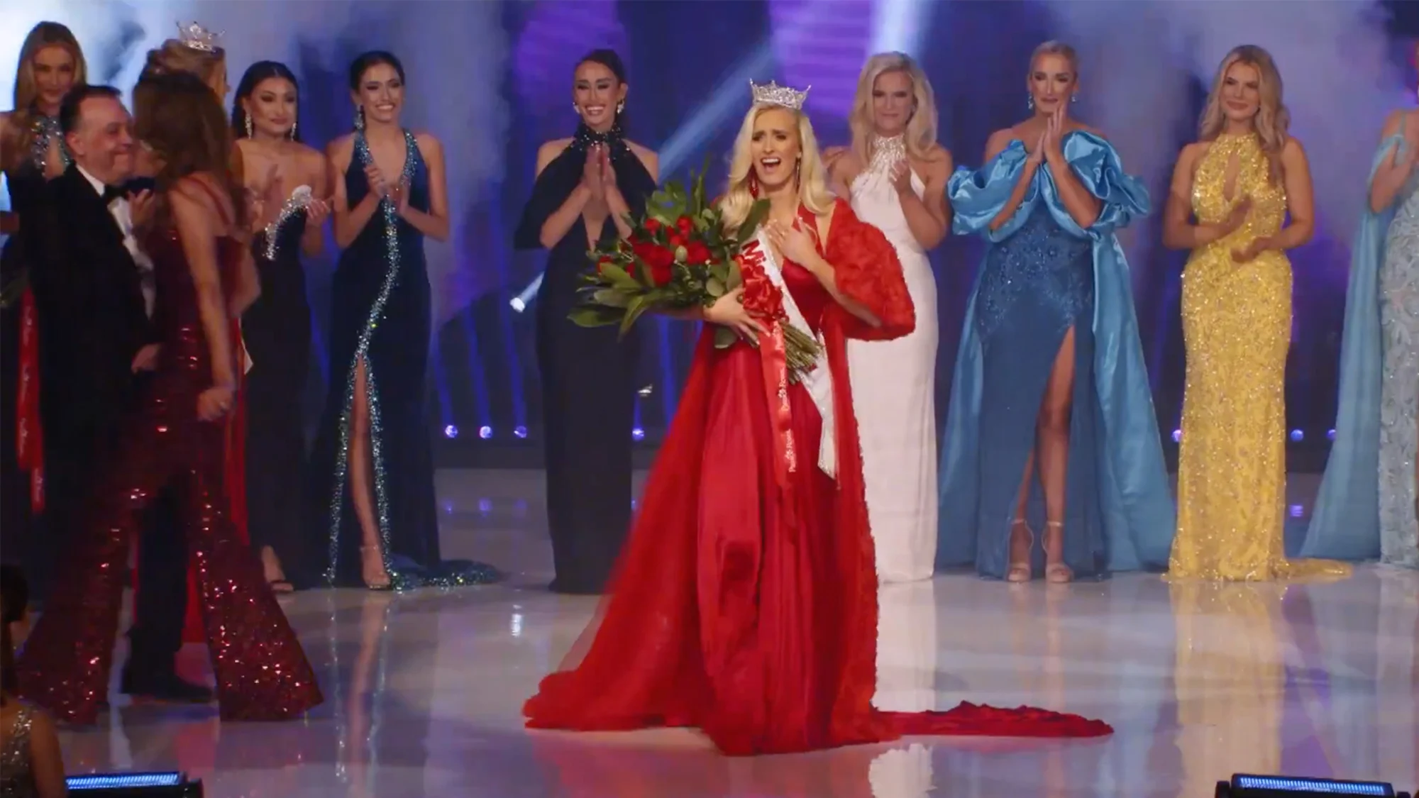 US Air Force officer crowned as 2024 Miss America
