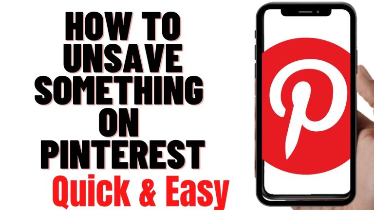 How To Unsave On Pinterest In 2024